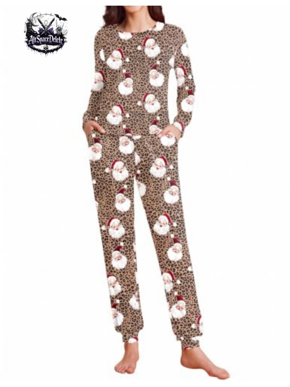 Ekouaer Women's Pajama Set Long Sleeve Jogger Pants 2-Piece Sleepwear
